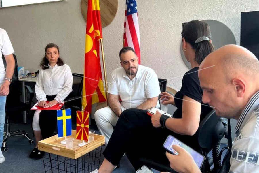 ПРЕТСТАВНИЦИ ОД АМБАСАДАТА НА КРАЛСТВОТО ШВЕДСКА И EUROPE HOUSE ГО ПОСЕТИЈА SUPPORT KOCANI