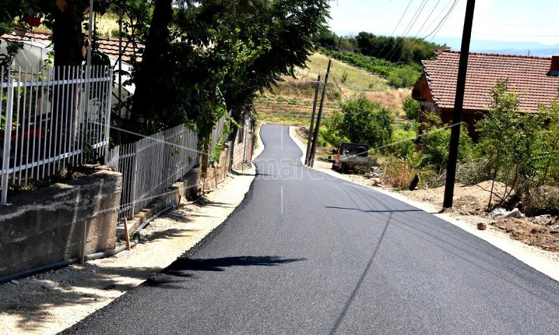 РЕКОНСТРУИРАНИ  УЛИЦИ  ВО  КОЧАНИ,  ТРКАЊЕ  И  ПРИБАЧЕВО