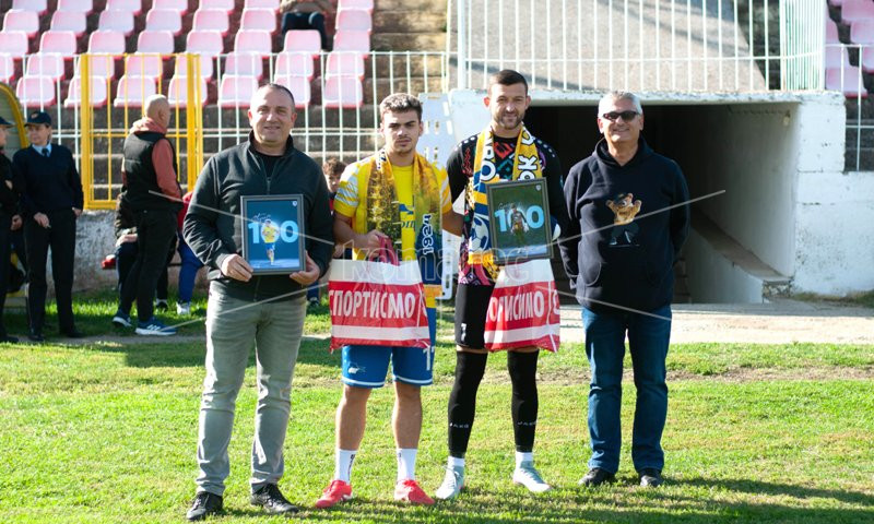 ПРИЗНАНИЈА  ЗА  100  НАТПРЕВАРИ  ВО  „ОСОГОВО“  ЗА  ЃОРЃИ  ЈОВАНОСКИ  И  СТОЈАНЧЕ  ТРЕНЧЕВ