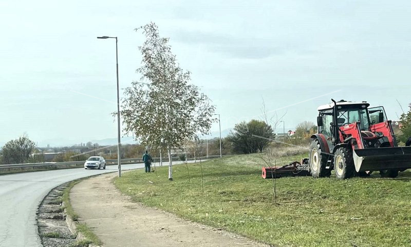 КОМУНАЛНИТЕ  СЛУЖБИ  РАБОТАТ  ВО  ГРАДСКИОТ  ПАЗАР  И  НА  ВЛЕЗОТ  ВО  ГРАДОТ  КАЈ  ПРОКАРКА