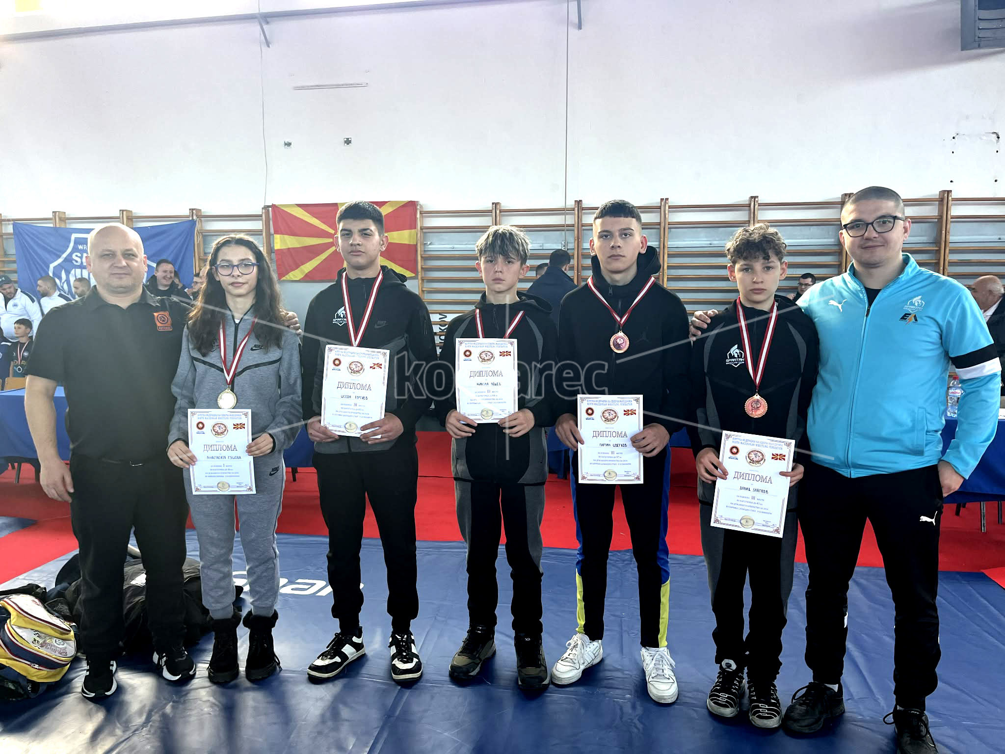 АТАНАСИЈА  ГУШКОВА  ДРЖАВЕЕН  ПРВАК  ВО  БОРЕЊЕ  ВО  КАТЕГОРИЈА  ПИОНЕРИ  У-15