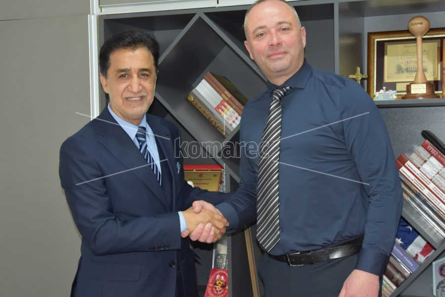 СРЕДБА  НА  ГРАДОНАЧАЛНИКОТ  ГРОЗДАНОВ  СО  ЗАМЕНИК-МИНИСТЕРОТ  НЕЖДЕТ  МУСТАФА