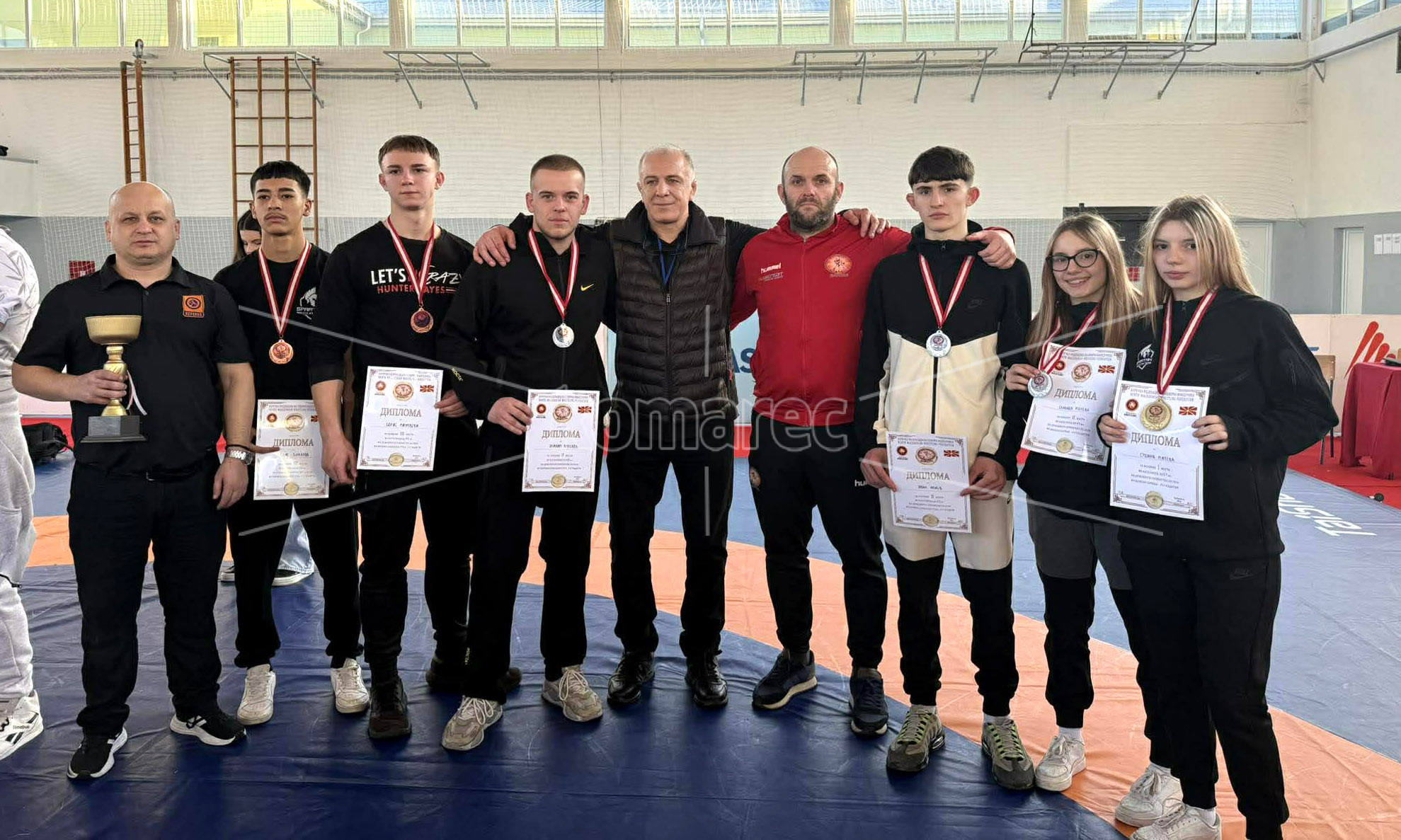 СТОЈАНА  МИТЕВА  ДРЖАВЕН  ШАМПИОН  ВО  БОРЕЊЕ  У-17