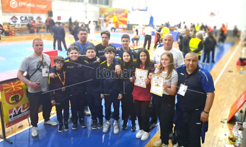 ЧЕТИРИ  КАРАТИСТИ  ОД  КАРАТЕ  КЛУБ  „ПАРТИЗАН“  –  КОЧАНИ  ОБЕЗБЕДИЈА  ВИЗА  ЗА  БАЛКАНСКОТО  ПРВЕНСТВО